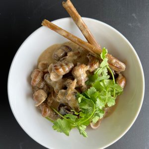 S8. Sea Snails in Coconut Milk (Ốc Len Xào Dừa) - Image 2