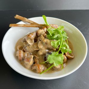 S8. Sea Snails in Coconut Milk (Ốc Len Xào Dừa)